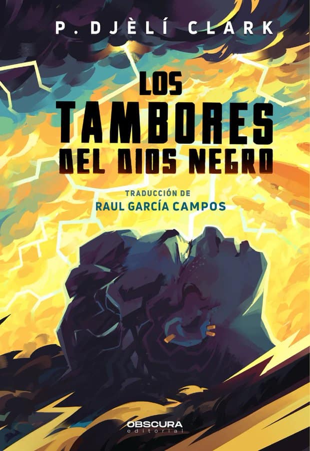 Los tambores del dios negro + marcapáginas y postal