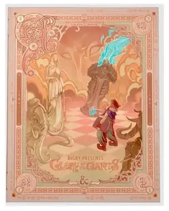 Explore the wondrous realms of giants with this supplement for the world’s greatest roleplaying game. Bigby the Great recounts his journeys into the history, myth, and society of giants in this guide to their realms in the worlds of Dungeons & Dragons. Here Bigby and the demigod Diancastra, child of the giants’ All-Father, Annam, unveil the secrets of Annam’s mighty descendants. Players will find a wealth of giant-themed character options: a subclass for barbarians, two backgrounds related to giants and their runic magic, and feat options that evoke the strength and primal magic of the giants. Dungeon Masters will gain inspiration for bringing giants to life, from maps of giant-built sites and big new monsters to tremendous treasures and intriguing trinkets in a giant’s bag! Let Bigby and Diancastra teach you everything about the iconic giants of D&D! Contents: Delves into unrevealed giant lore, including an overview of the hierarchical structure of the ordning and giants’ religion, and ideas about giants’ organizations and societies across the multiverse. Adds giant-themed player character options where adventurers can evoke the glory of giants with 1 new barbarian subclass, explore the vast world of giants with 2 new backgrounds, and unlock 8 new feats to unleash runic magic and wield elemental power. Displays a wondrous collection of 30+ magic items, including 3 illustrious artifacts. Offers a plethora of tools for Dungeon Masters including lair maps, adventure hooks, encounter tables, treasures, and giant roleplaying inspiration. Presents a giant bestiary! More than a third of the book is devoted to monster descriptions, lore, and stat blocks. Discover a vibrant ecosystem filled with new giant kinds, 70+ new monsters, and other enormous creatures.